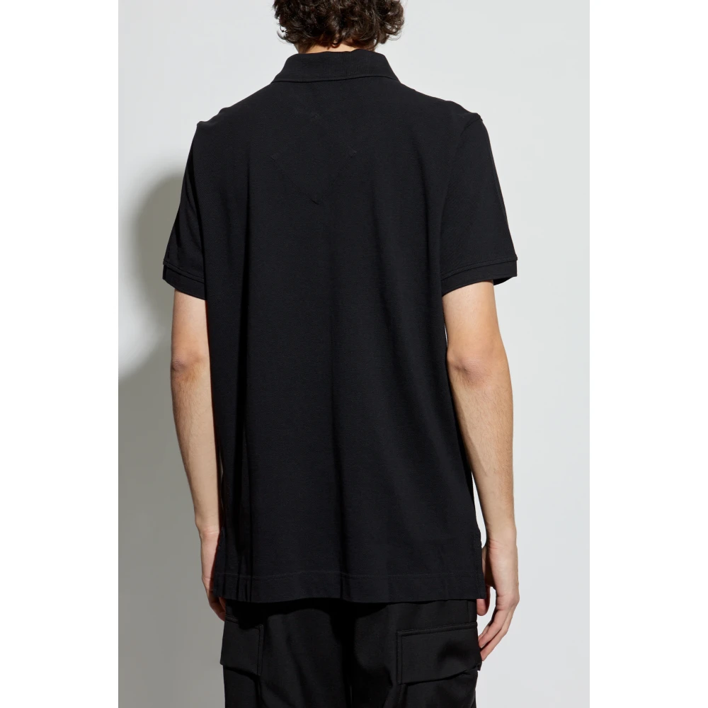 Canada Goose Polo met logopatch Black Heren
