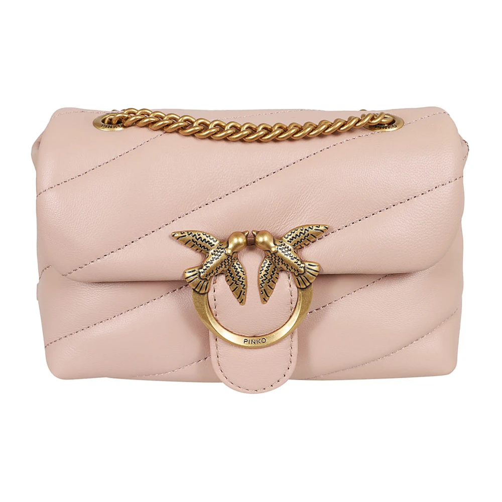Pinko Women's Pink Baby Love Bag Puff Maxi Quilt