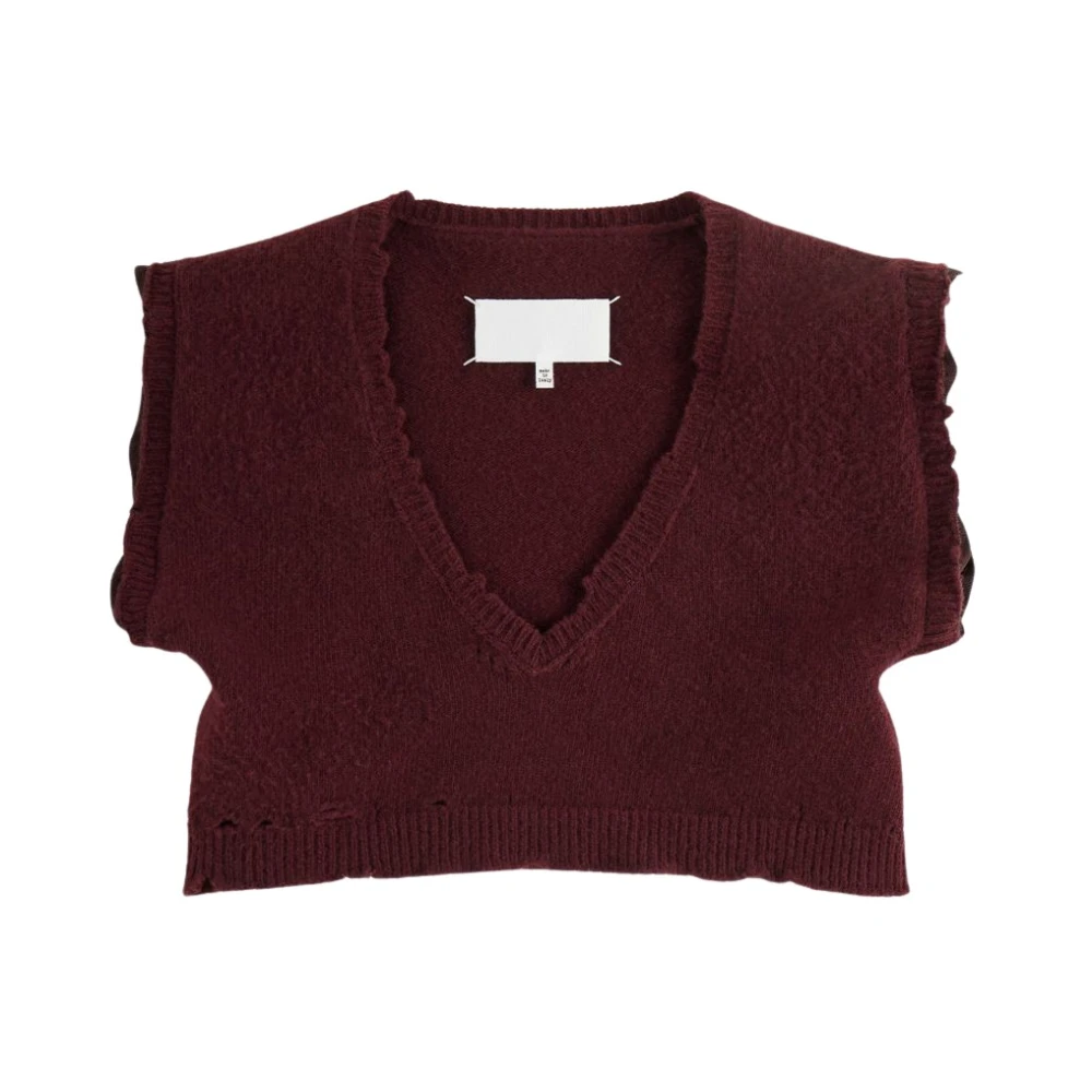 Maison Margiela Donna Rosso Maglie, M, New,