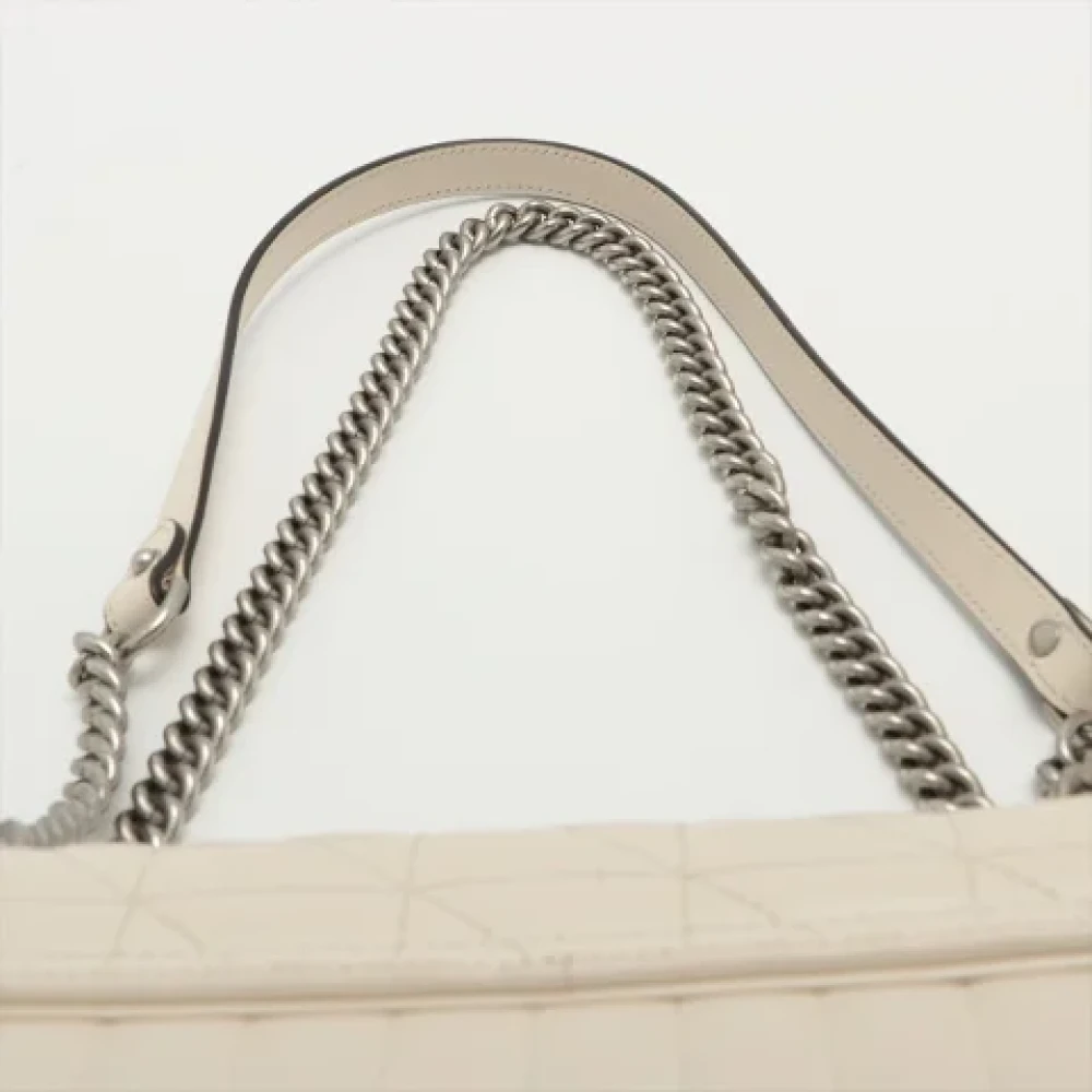 Gucci Vintage Pre-owned Leather gucci-bags Beige Dames