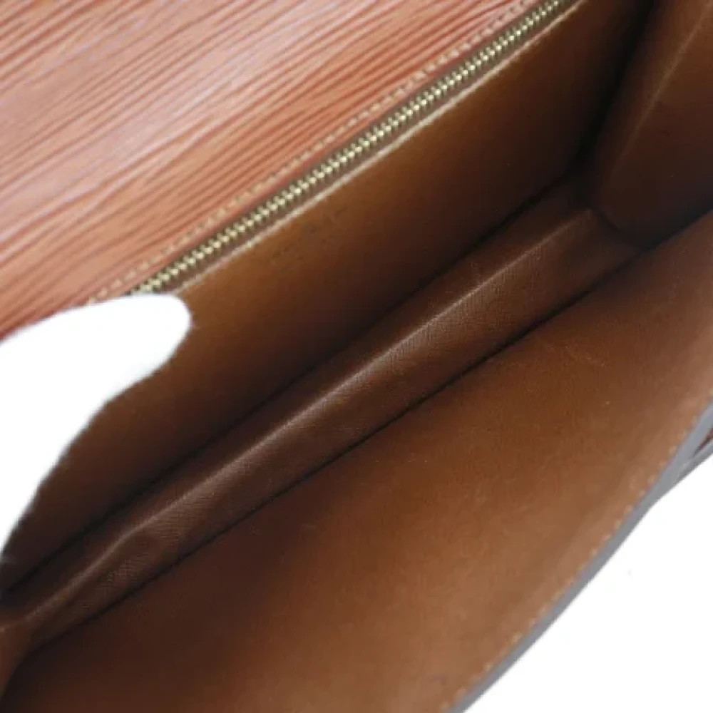Louis Vuitton Vintage Pre-owned Leather clutches Brown Dames