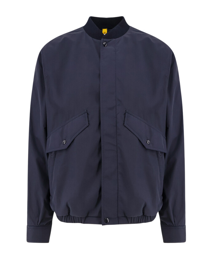 bleu-veste-a-fermeture-eclair-cachee-doublee-en-maille