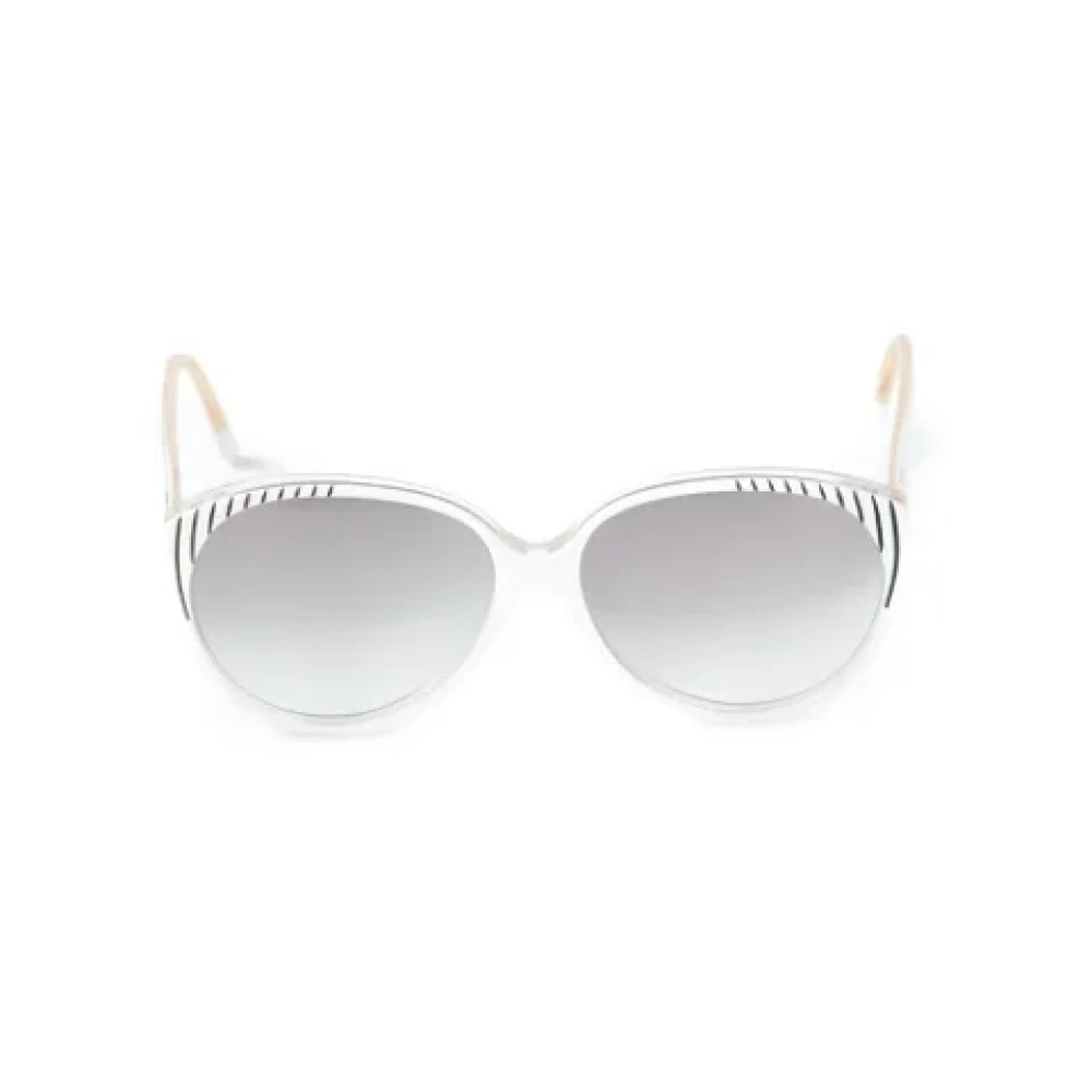Balenciaga Vintage Pre-owned Acetate sunglasses White Dames