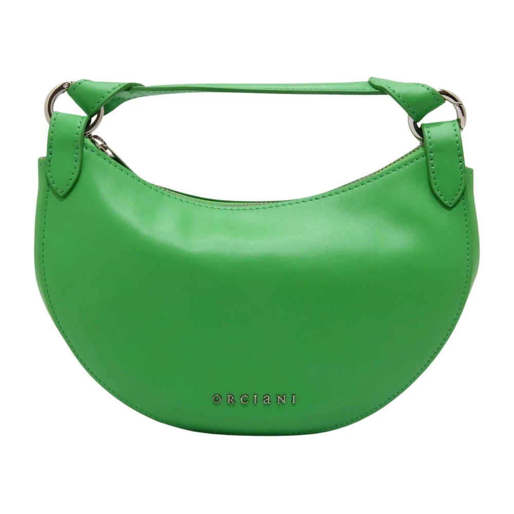Orciani Green Shoulder Bags, Female, One Size, I2544 Borsa Liberty Wo 24X14 Cm Mini Bag