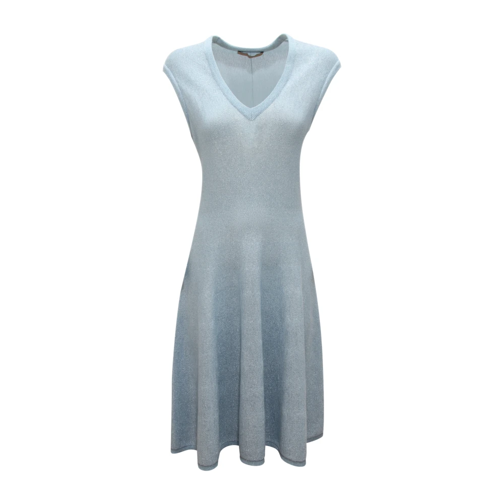 D.exterior Women's Blue Midi Dresses, M, Vanisè Lux Midi Dress