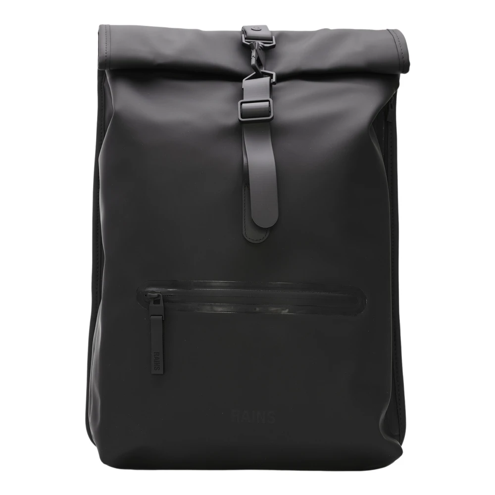 Rains Rolltop Rugzak Black Dames