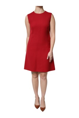 red-wool-a-line-knee-length-dress
