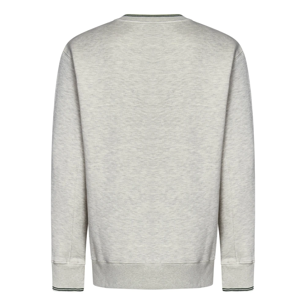 Autry Grijze Gestreepte Trui met Logoprint Gray Heren