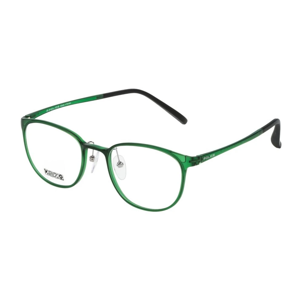 Police Groene geïnjecteerde frames met wijzerplaat Green Heren