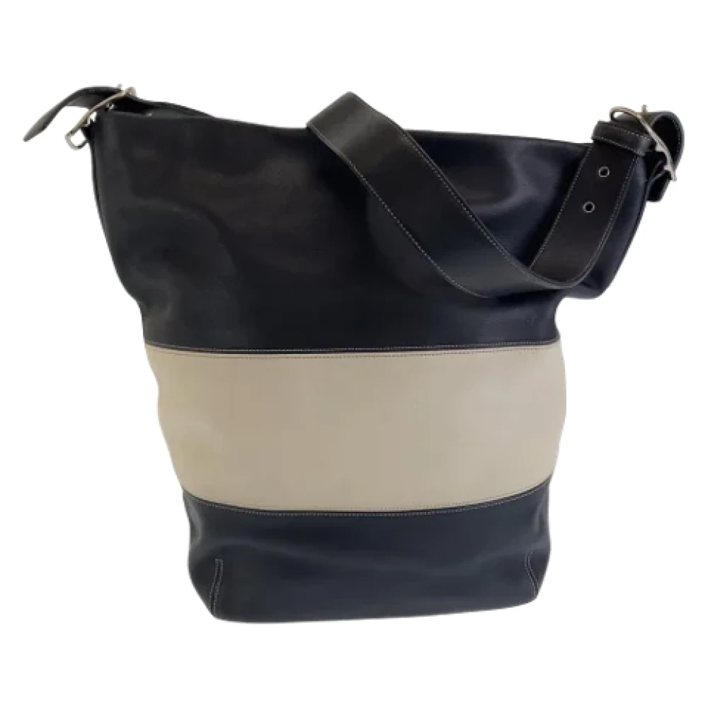 Coach Pre-owned Leather shoulder-bags Black Dames