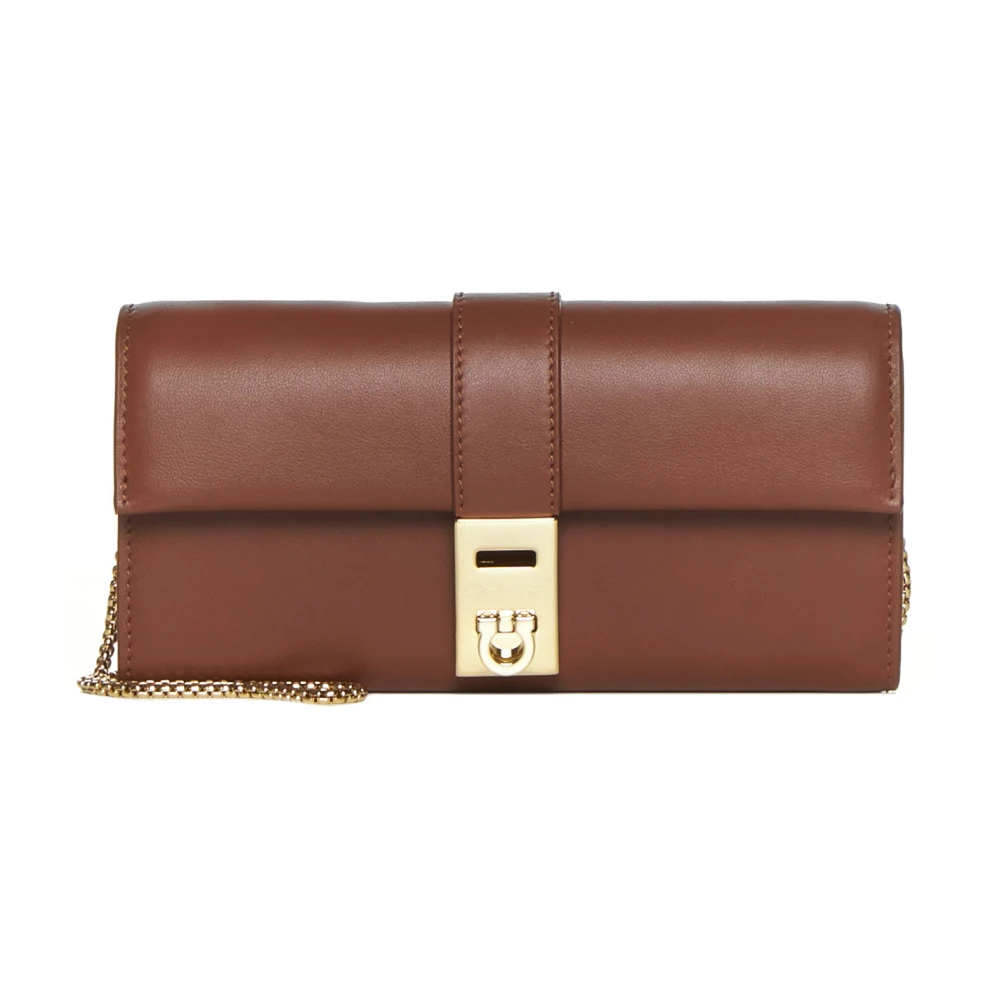 Salvatore Ferragamo Stijlvolle Tassen Collectie Brown Dames