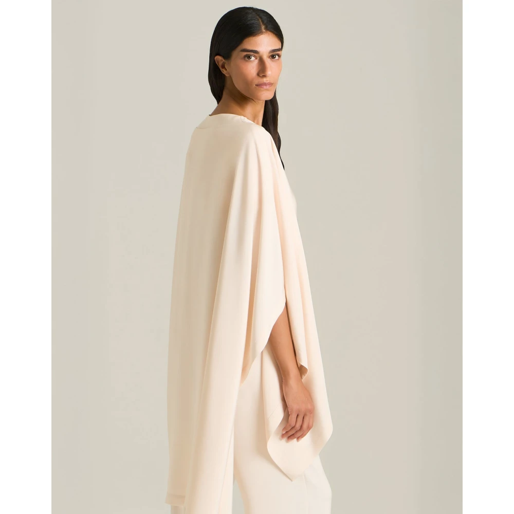 Kiton Zijden cape voor tijdloze elegantie Pink Dames