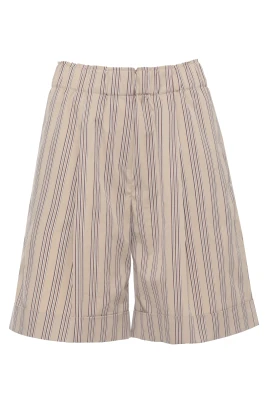 Wide Stripe Bermudas