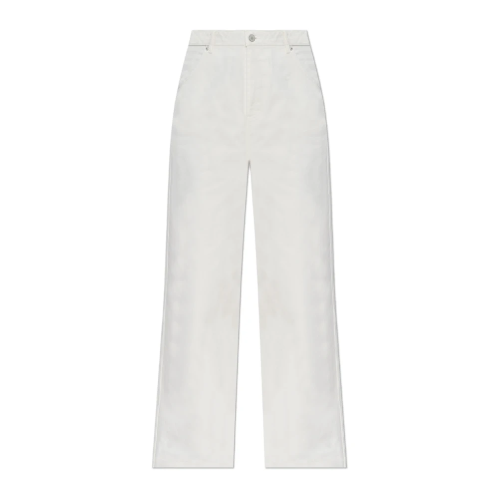 Officine Générale Jeans met zakken White Dames