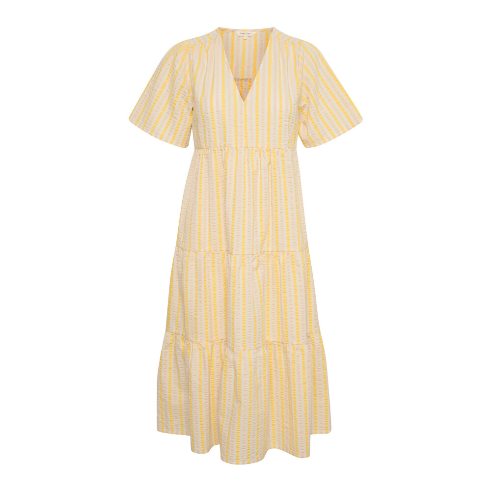 Lemon Drop Stripe Dress Part Two Midi Dresses Miinto