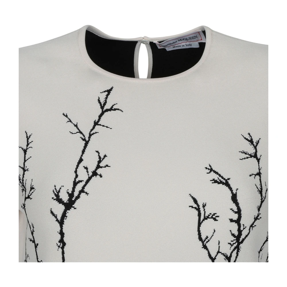 alexander mcqueen Doorn Tak Mini Jurk Gray Dames
