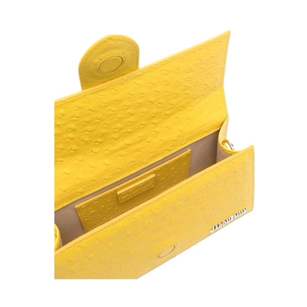 Jacquemus Gele Schoudertas met Overslag Yellow Dames