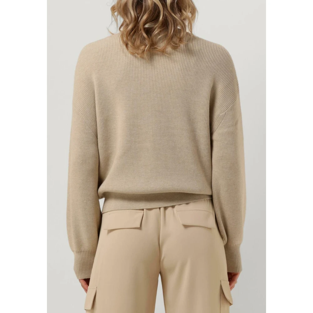 moss copenhagen Zandkleurige Pullover voor Dames Beige Dames