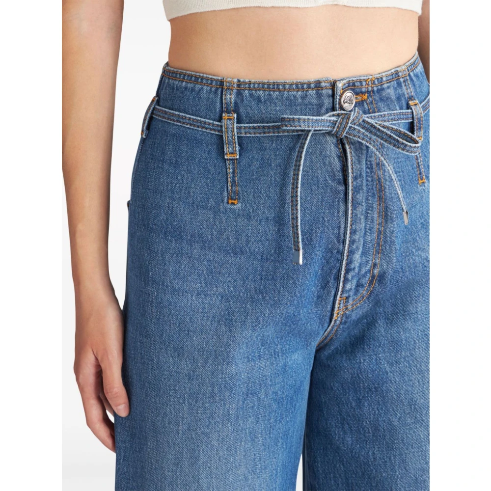 ETRO Wide Jeans Blue Dames