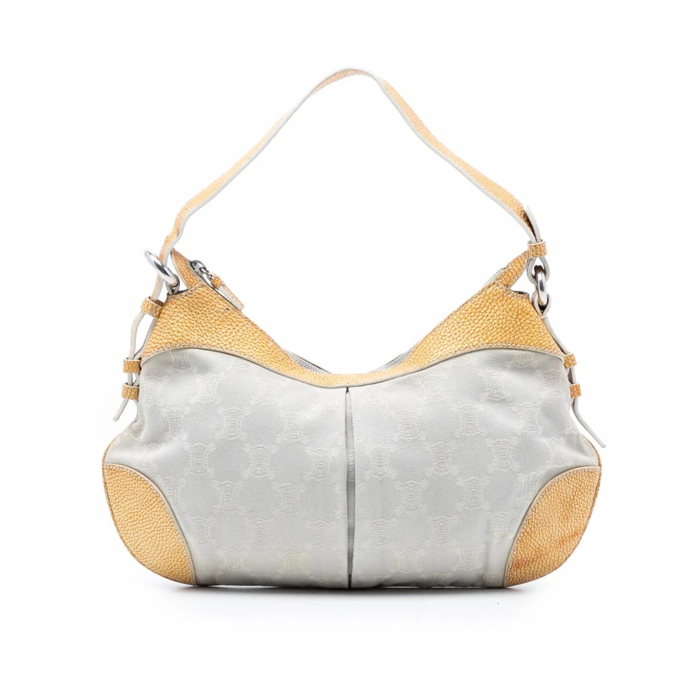 Celine Vintage Women's Brown Pre-Owned Vintage Monogram Shoulder Bag
