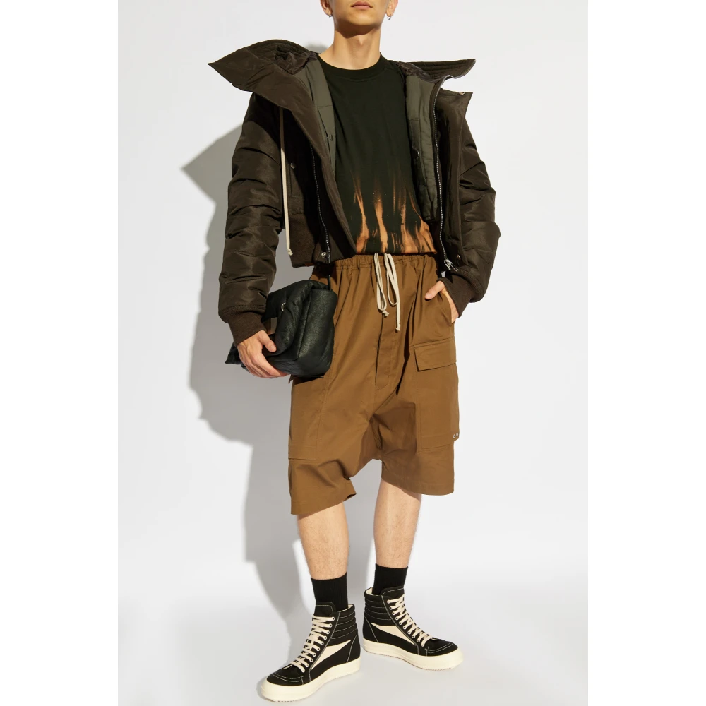 Rick Owens Pods Shorts Brown Heren