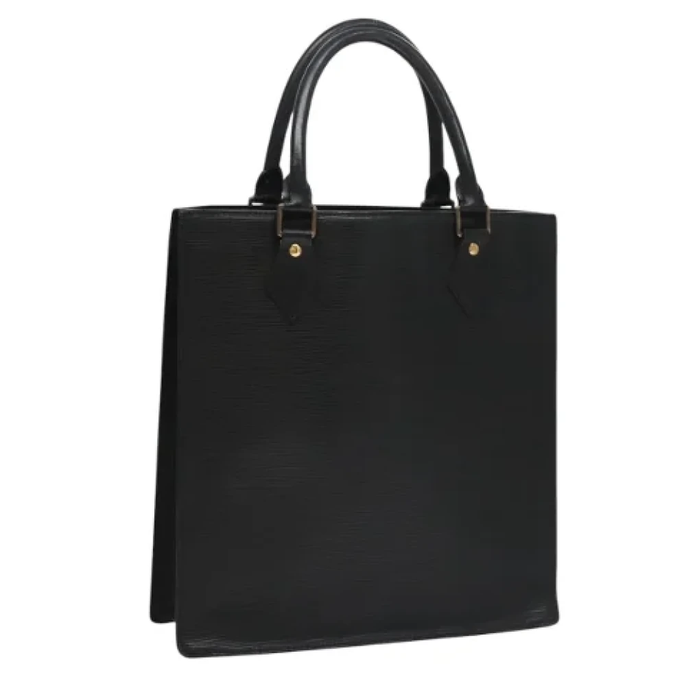 Louis Vuitton Vintage Pre-owned Leather handbags Black Dames