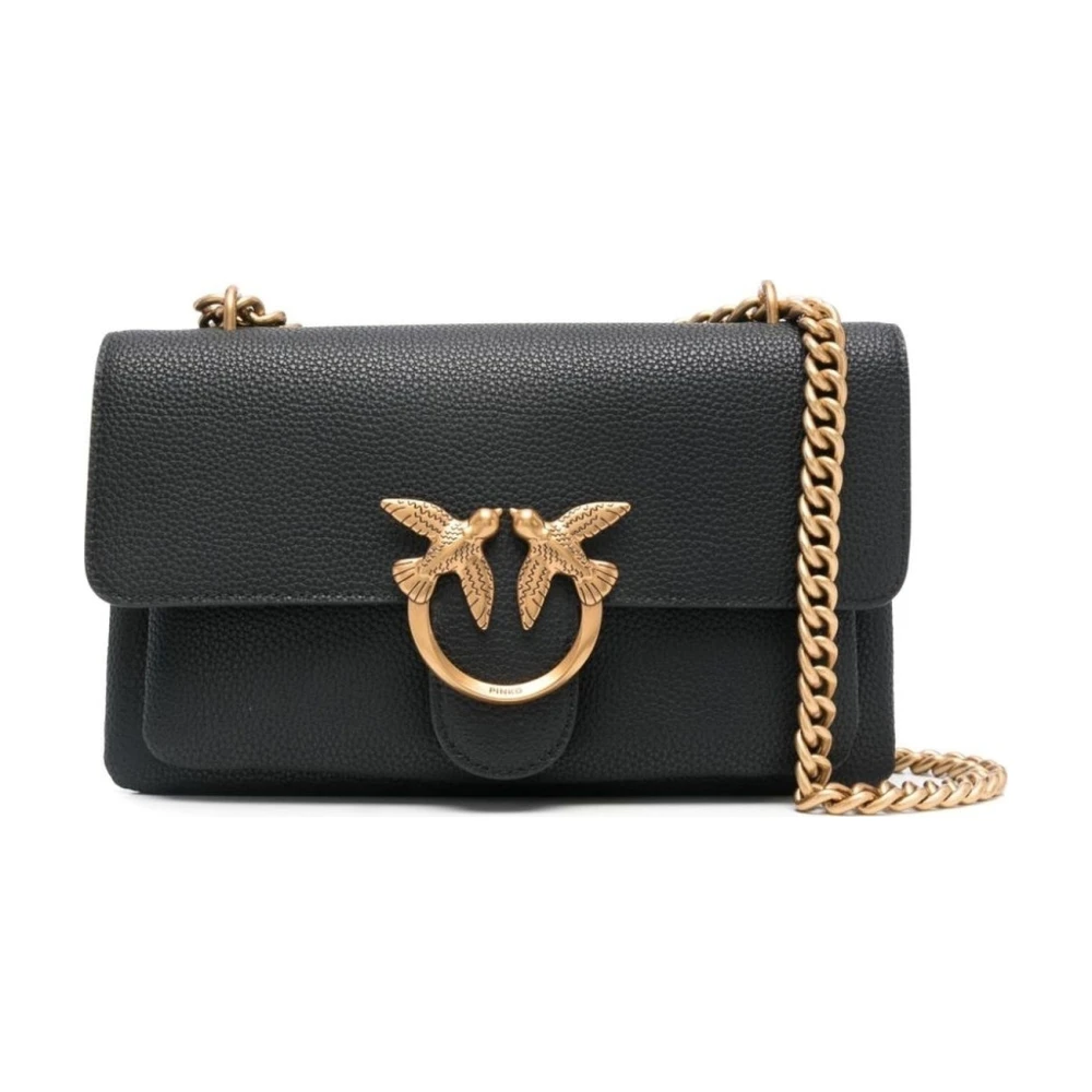 Pinko , Shoulder Bags, Female, Black, One Size, Black One Shoulder Bag For Women