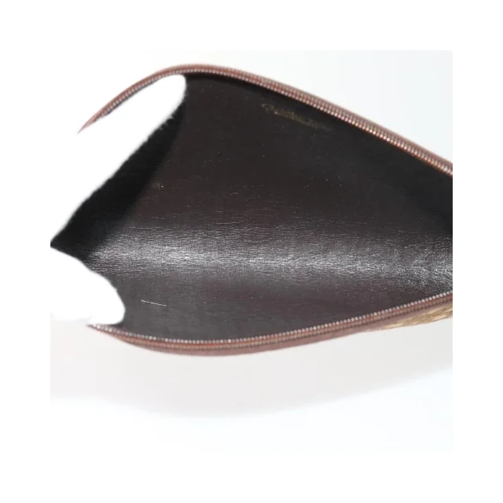 Dior Vintage Pre-owned Canvas dior-bags Brown Dames