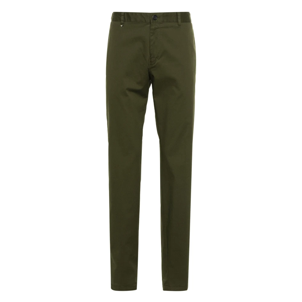 Hugo Boss Slim-fit Trousers Green Heren
