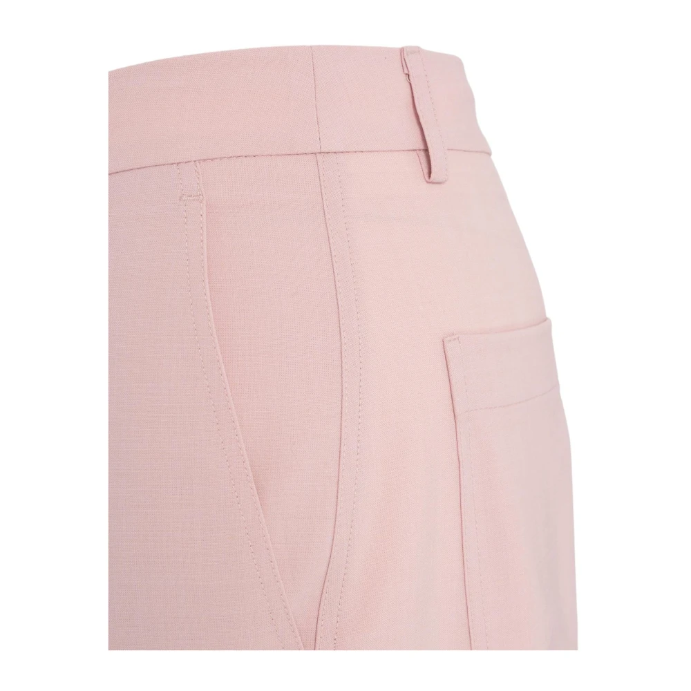 Semicouture Roze Wijde Broek Pink Dames