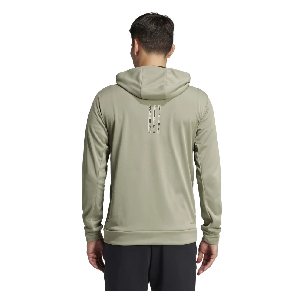 Adidas Camo FZ HD Hoodie Green Heren