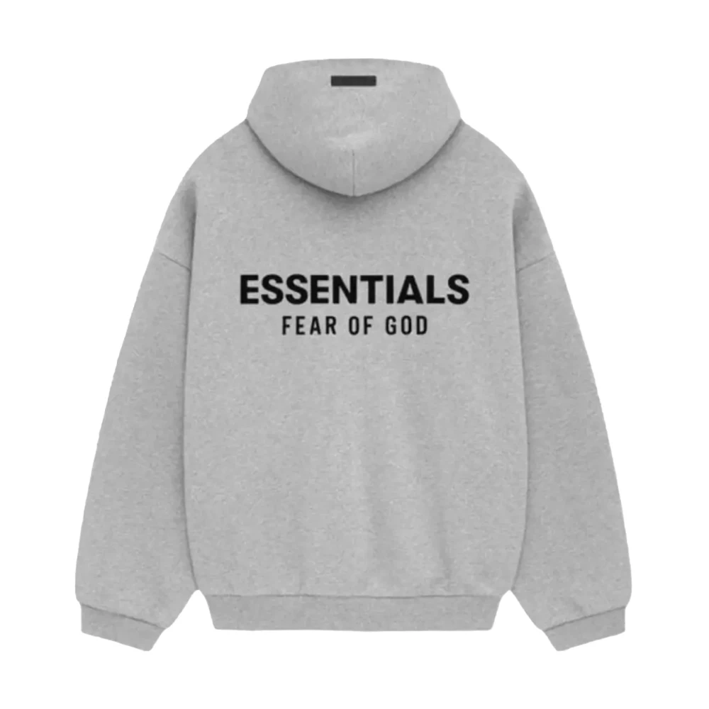 Fear Of God Unisex Grigio - Essentials Fleece Hoodie - Sweatshirts & Hoodies - M
