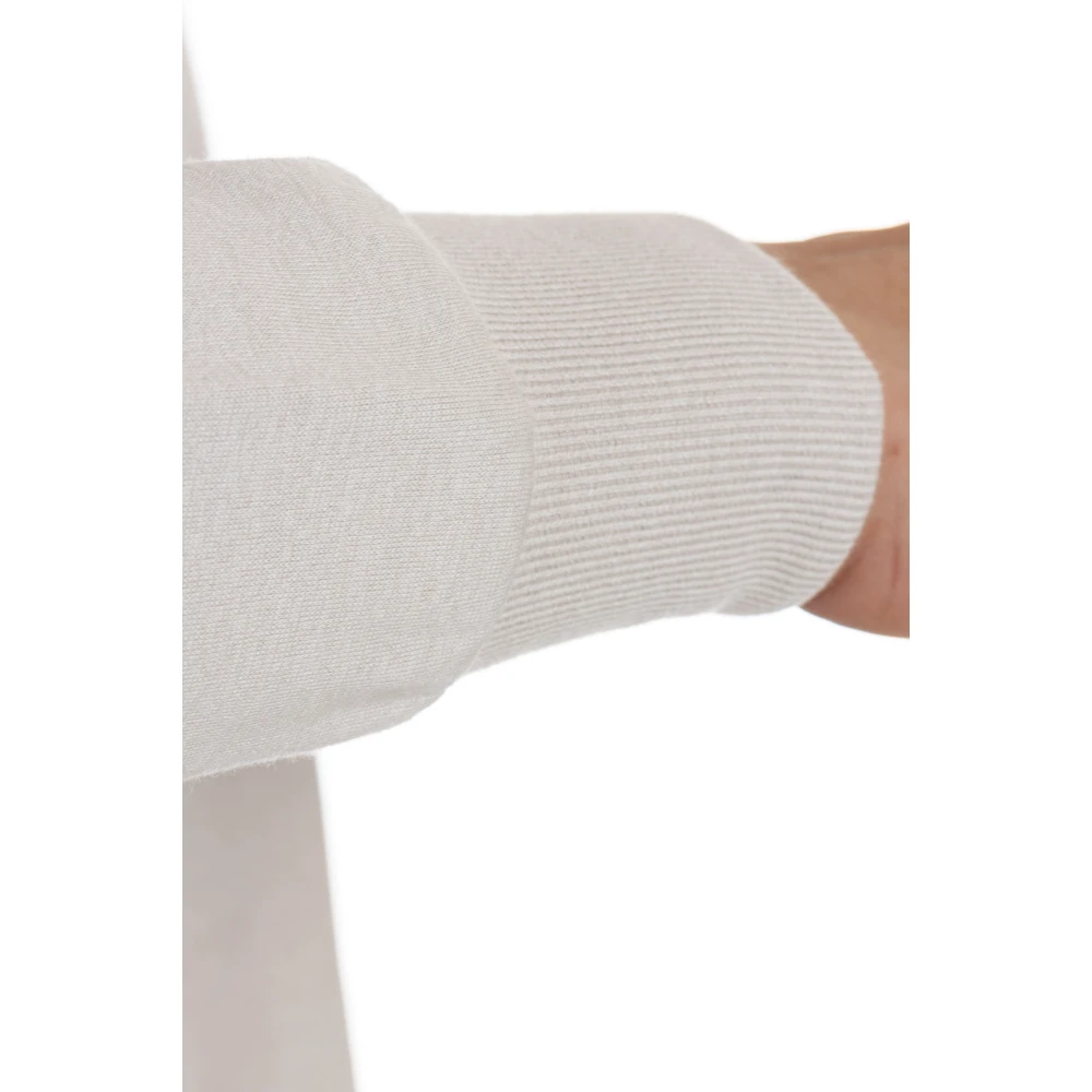 Eleventy Hoodie met volledige rits Beige Heren