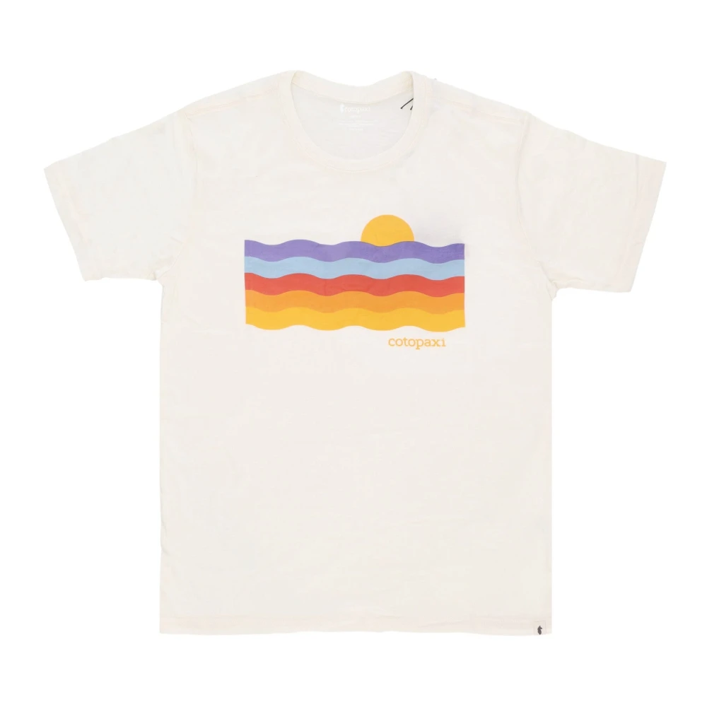 Cotopaxi Disco Wave Tee Bone T-Shirt White Heren