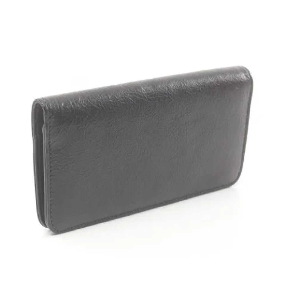 Balenciaga Vintage Pre-owned Leather wallets Black Dames
