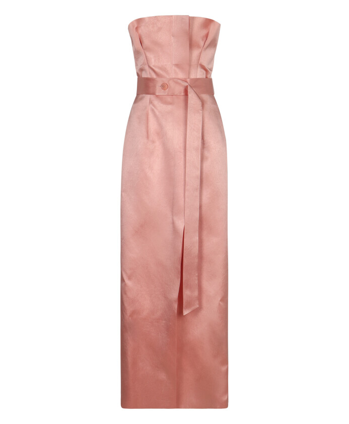 belted-corset-dress-with-front-slit