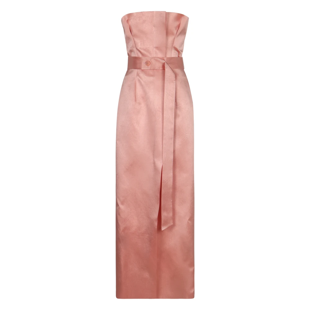 Philosophy di Lorenzo Serafini Gebloemde Corsetjurk met Riem Pink Dames