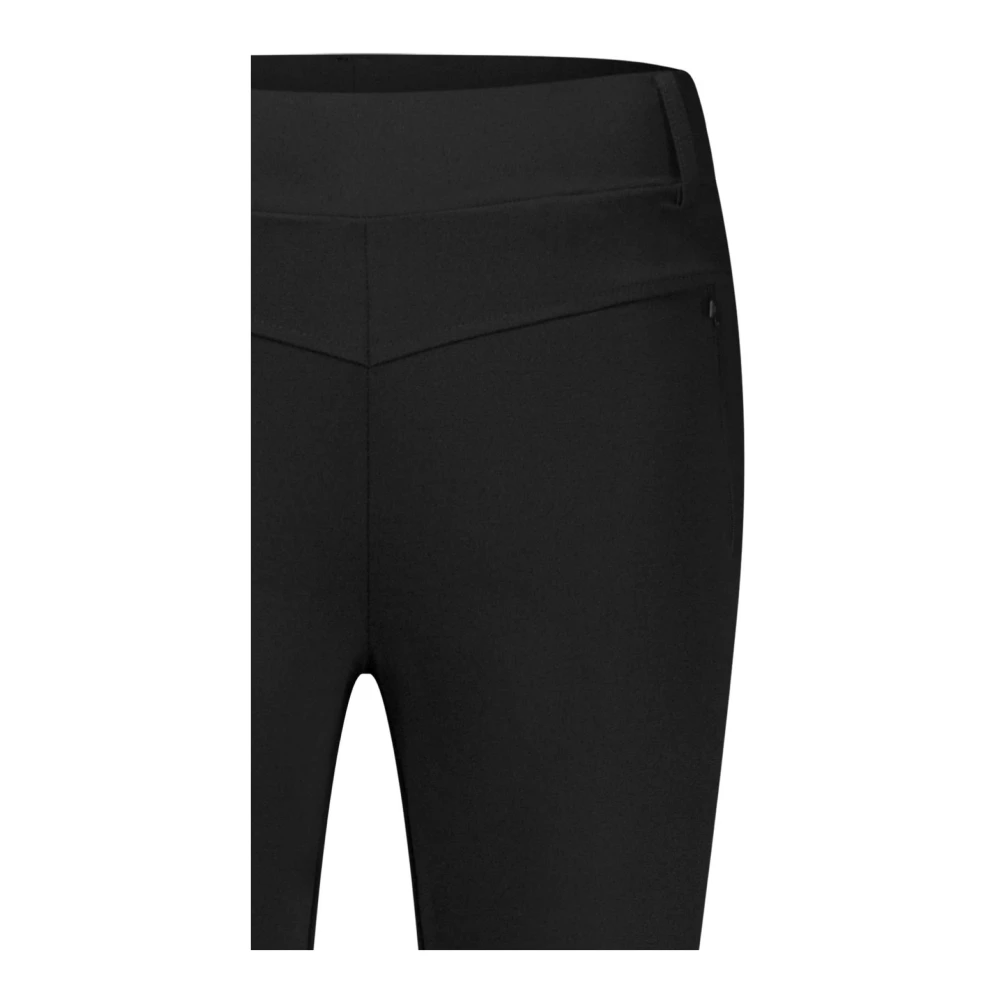 Lady Day Leanne Zwarte Straight Fit Broek Black Dames