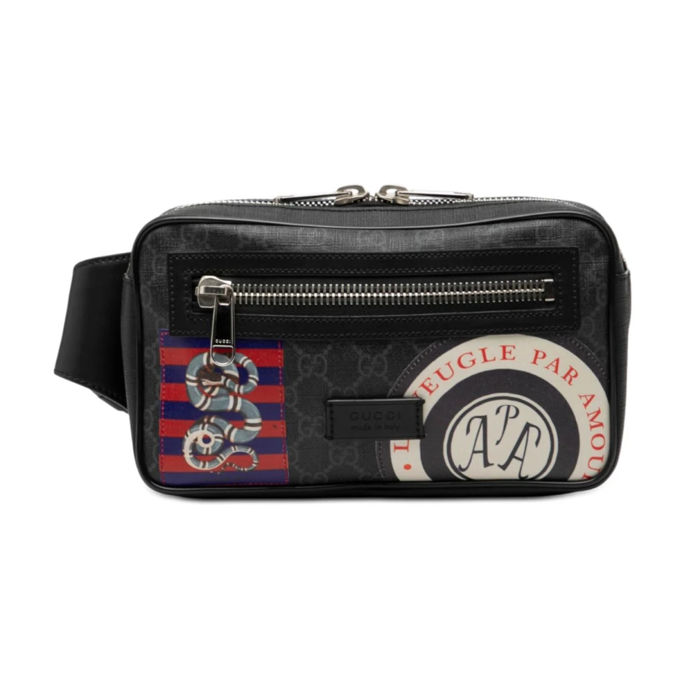 Gucci Vintage Women's Black Pre-Owned Belt Bag