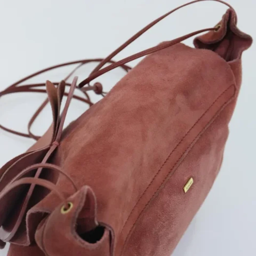 Gucci Vintage Pre-owned Leather gucci-bags Red Dames