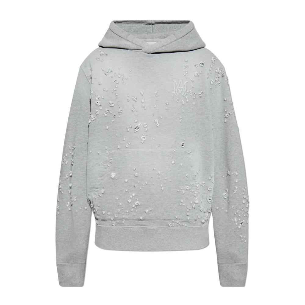 Amiri Sweatshirt met logo Gray Heren