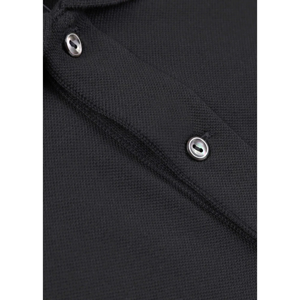 Lacoste Zwarte Klassieke Piqué Polo Shirt Black Heren