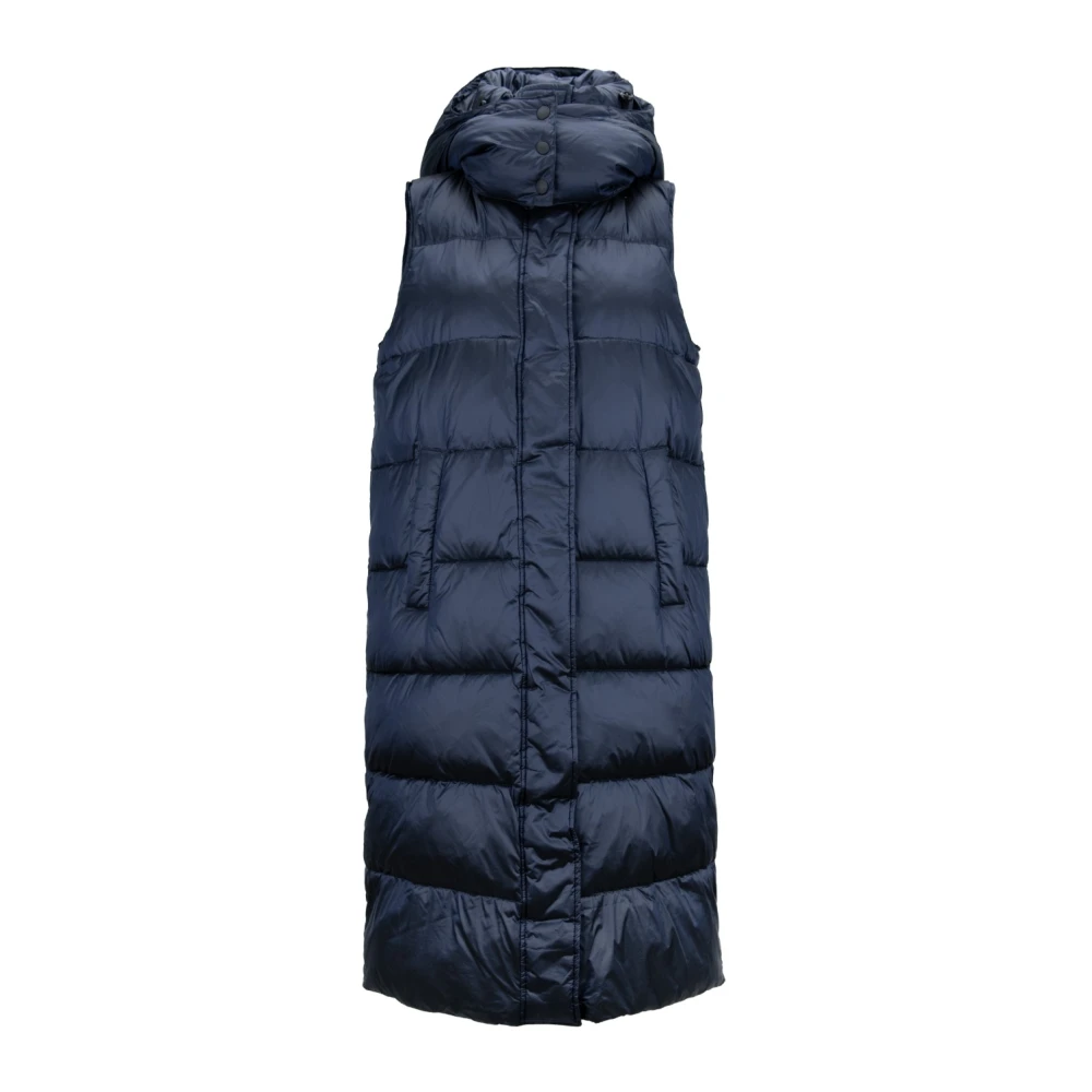 Canadian Classics Dames Hooded Rits Gilet Blue Dames