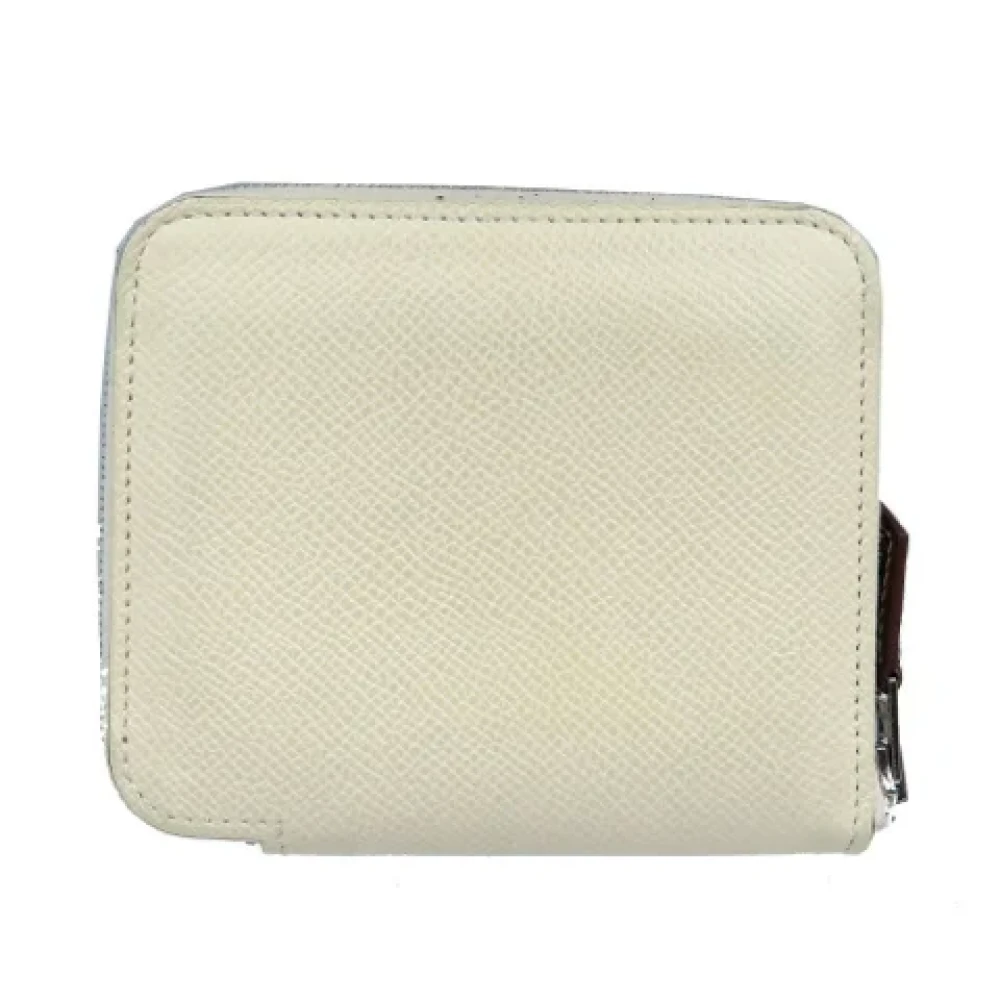 Hermès Vintage Pre-owned Canvas wallets Beige Dames