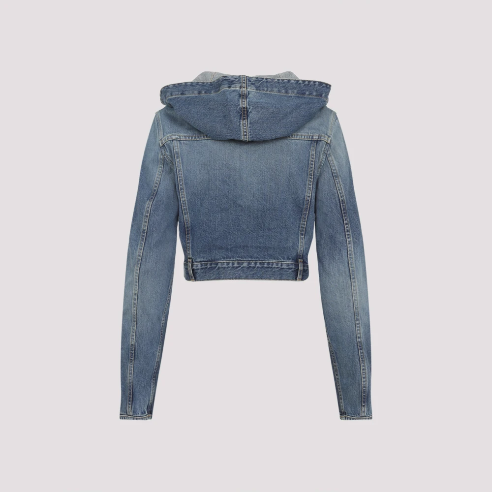 Alaïa Blauwe Jas voor Vrouwen Blue Dames