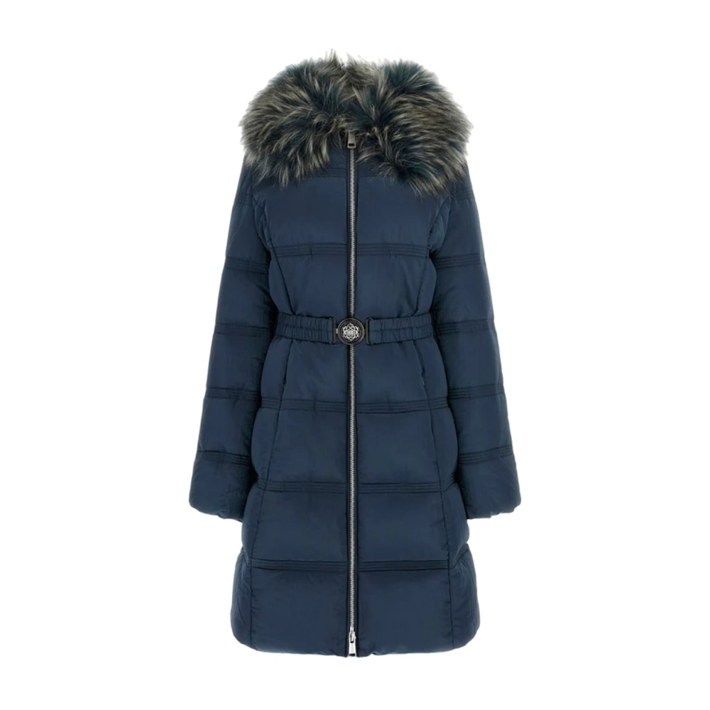 Guess Blauwe Dames Puffer Jas Blue Dames