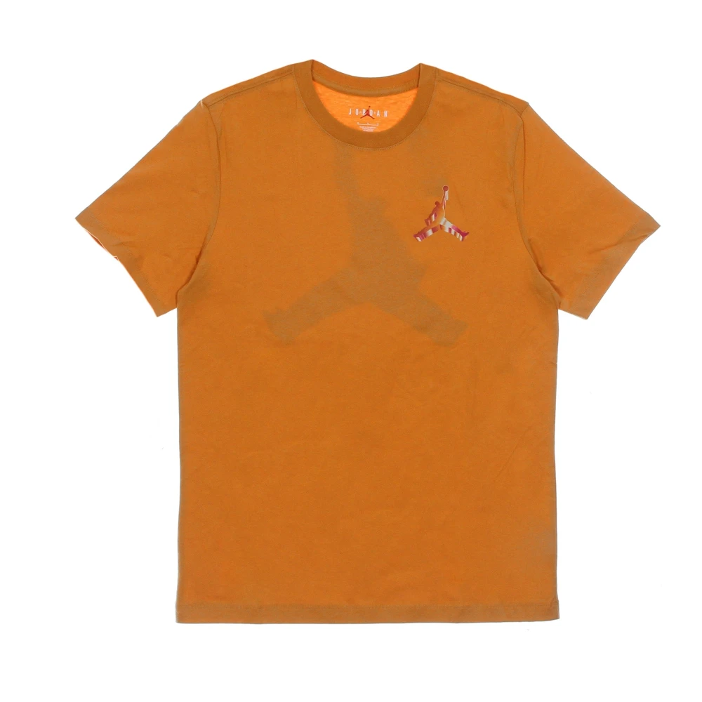 Jordan Uomo Arancione Jumpman 3D Crew T-Shirt