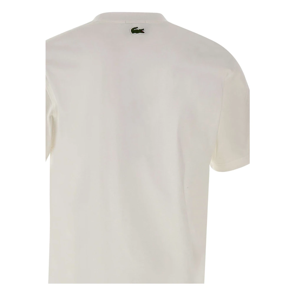 Lacoste Klassiek Logo T-shirt Wit White Heren