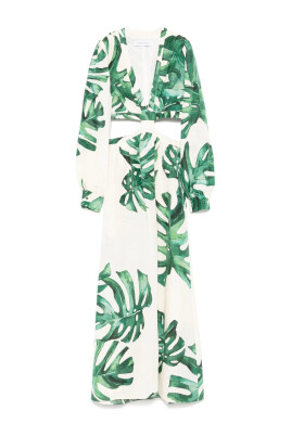 white-leaf-print-dress-with-cut-out-detailing