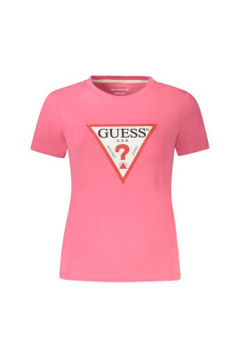 t-shirt-rose-en-coton-slim-fit-avec-imprime